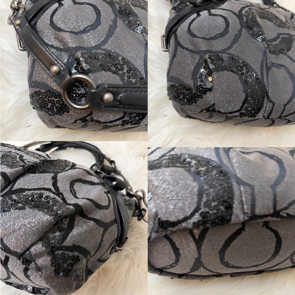 Vintage Coach Madison Sophia Clover Satchel #15946 - Picture 9 of 10